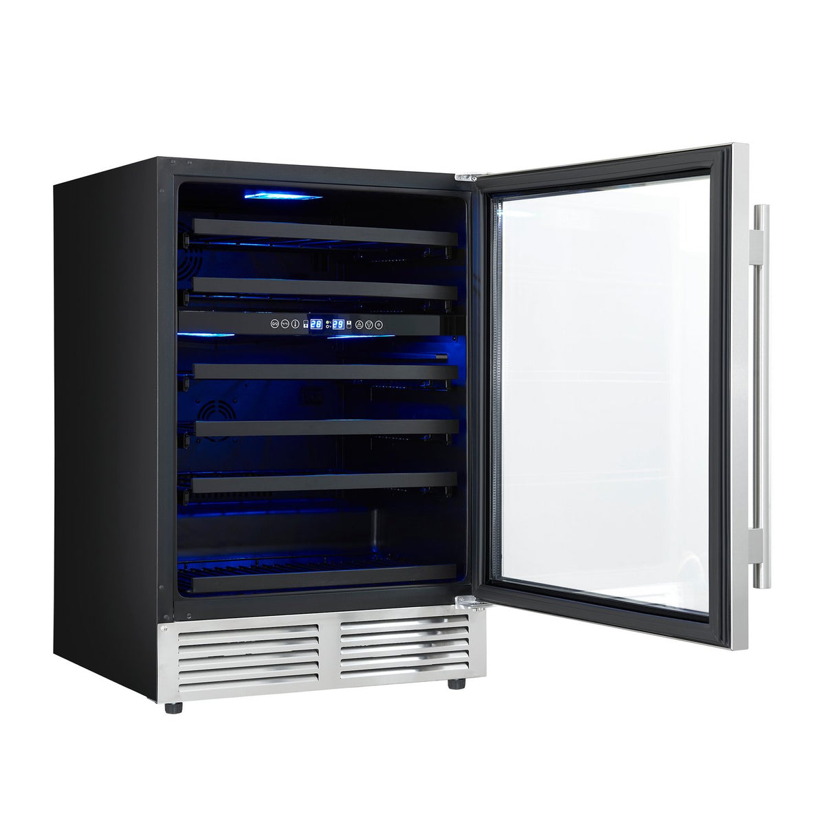 FORNO FWCDR6634-24S Bacchino 24 Inch Wine Cooler, Stainless Steel