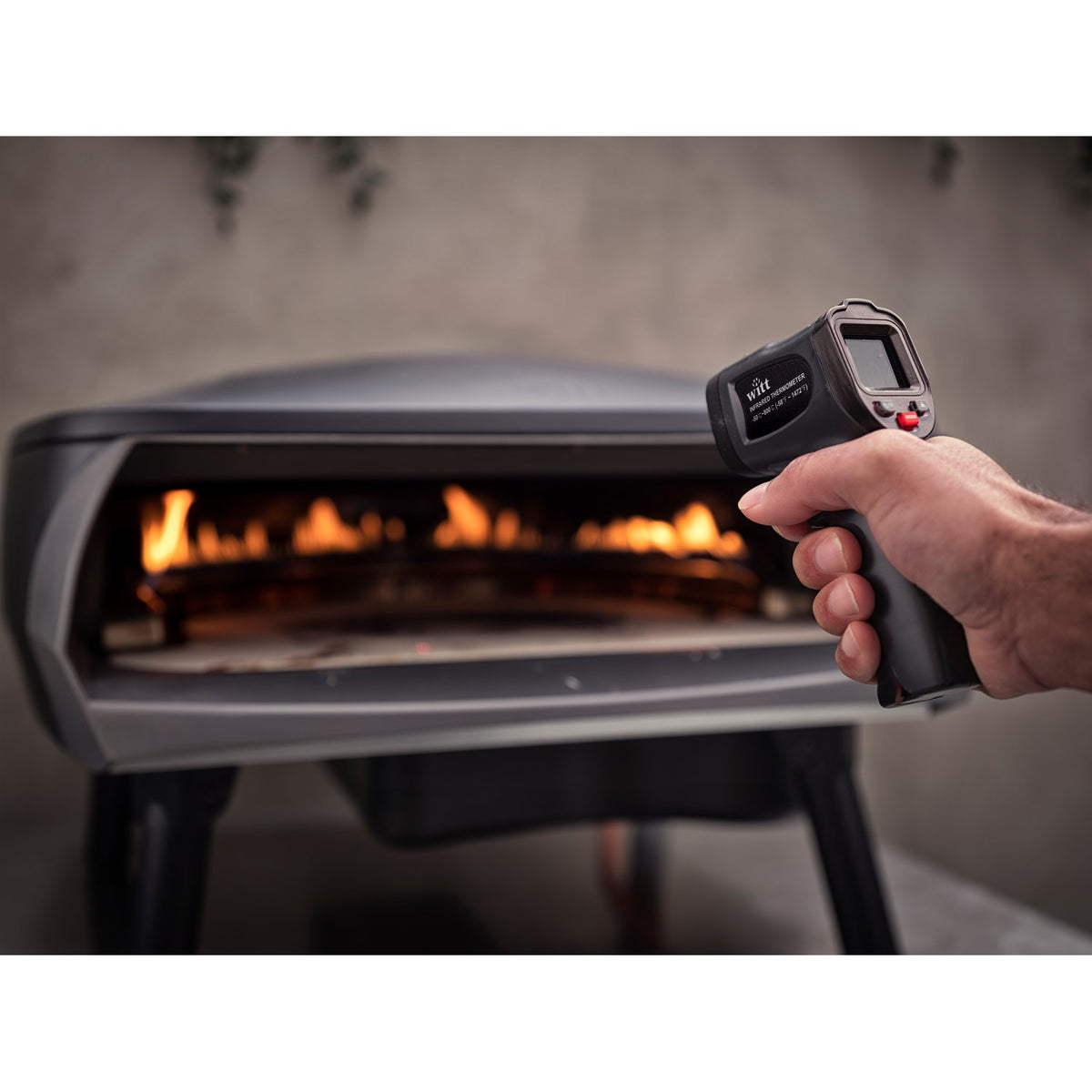 WITT 48651012 Pizza Infrared Temperature Gun - Black