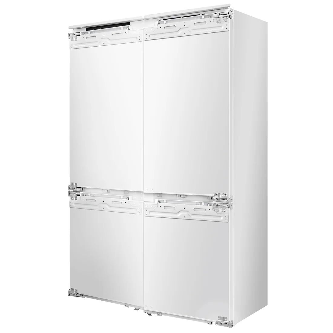 FORNO FFRBI1794-42 Rivestito 42 Inch Panel Ready Double Bottom Freezer
