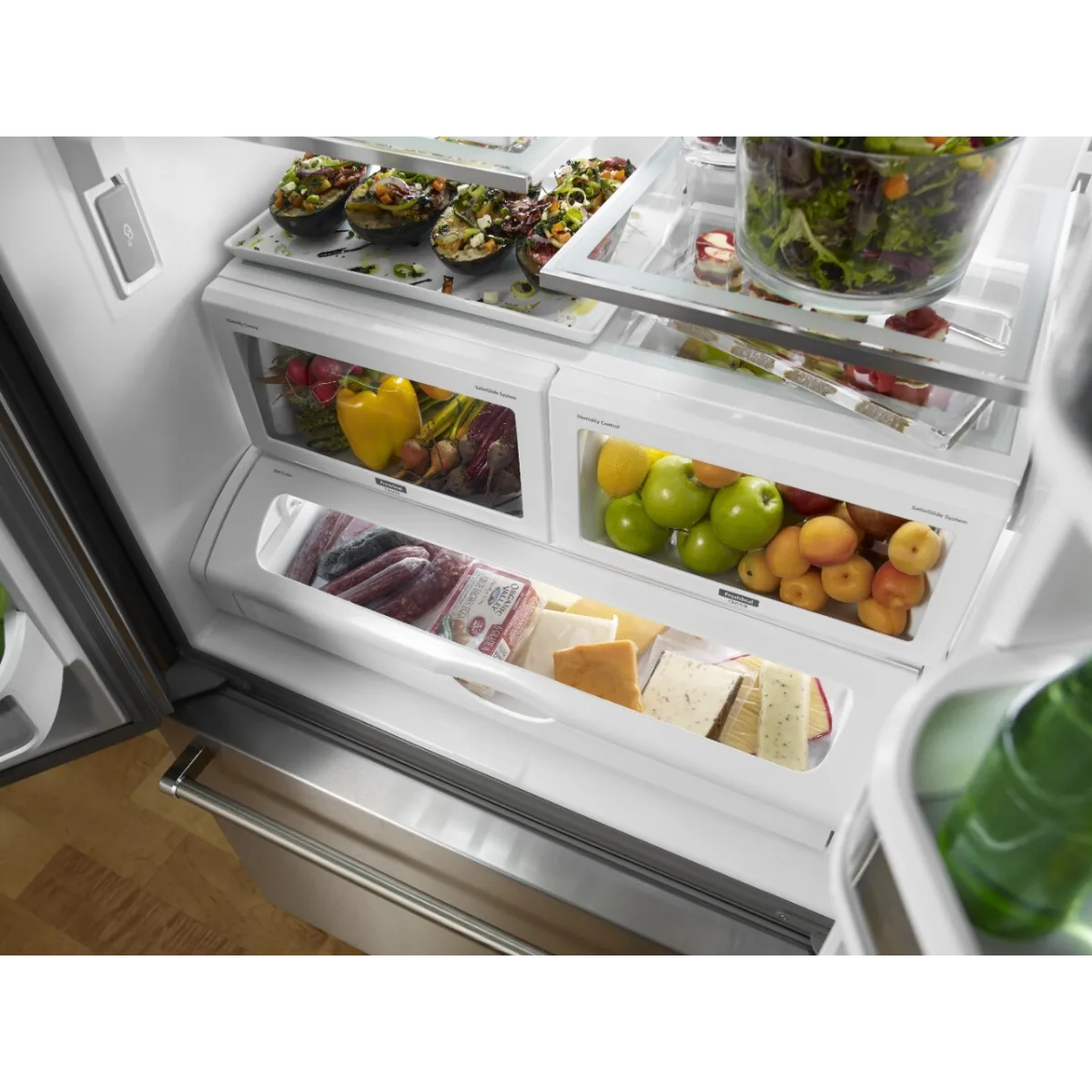 KITCHENAID KRFC302ESS 36" Counter-Depth French Door Refrigerator with Interior Dispenser