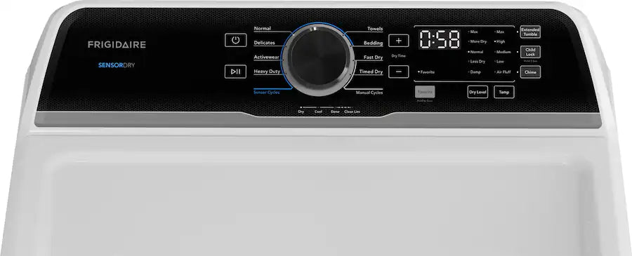 FRIGIDAIRE FLVE7523BW 7 Cu. Ft. Electric Dryer
