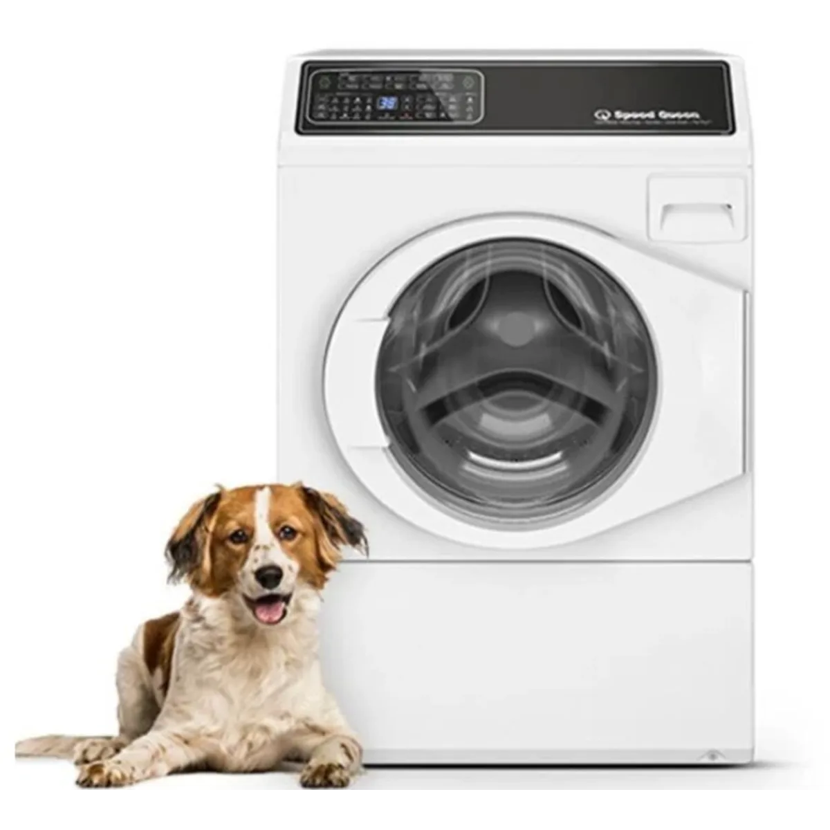 SPEED QUEEN FF7012WN 27 Inch Front Load Right Hinge Washer with 3.5 cu ft Capacity