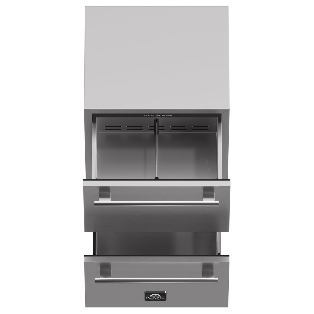 FORNO FDROD1611-24S Como 24-Inch Indoor Outdoor Drawer Refrigerator