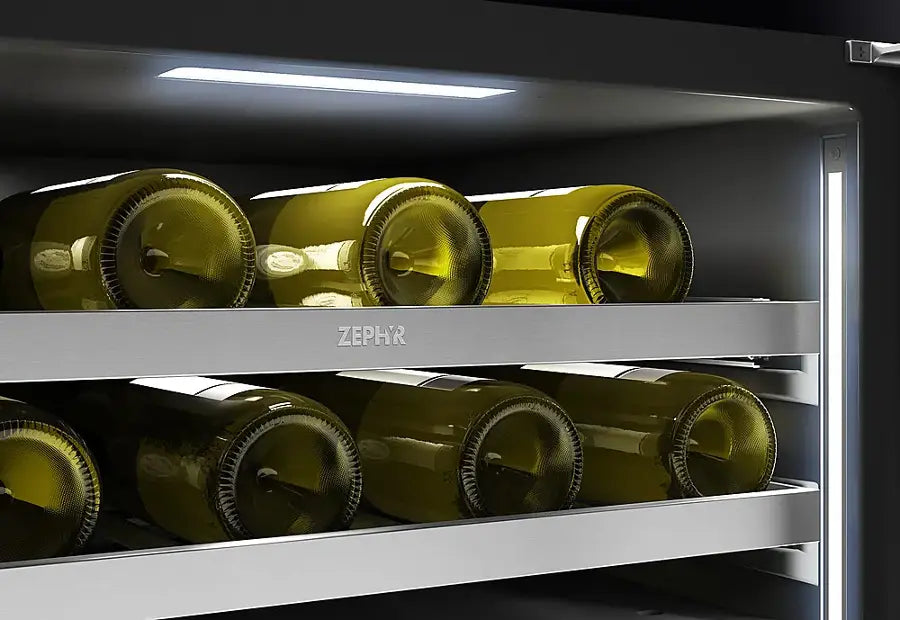 ZEPHYR PRW24C02CG Dual Zone Wine Cooler