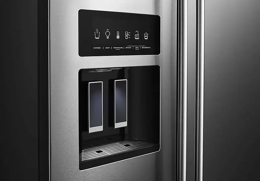 KITCHENAID KRSF705HPS Side-by-Side Refrigerator with Exterior Ice and Water