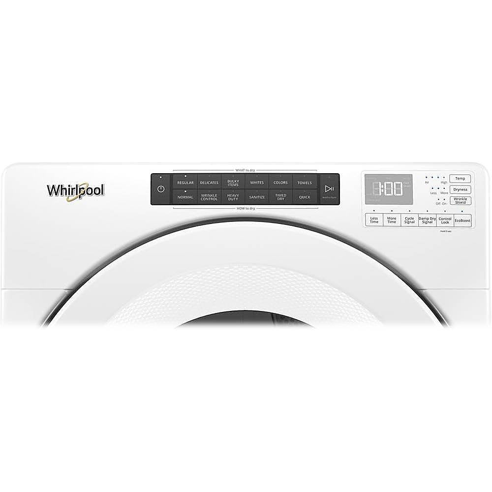 WHIRLPOOL WED560LHW 7.4 cu.ft Front Load Long Vent Electric Dryer