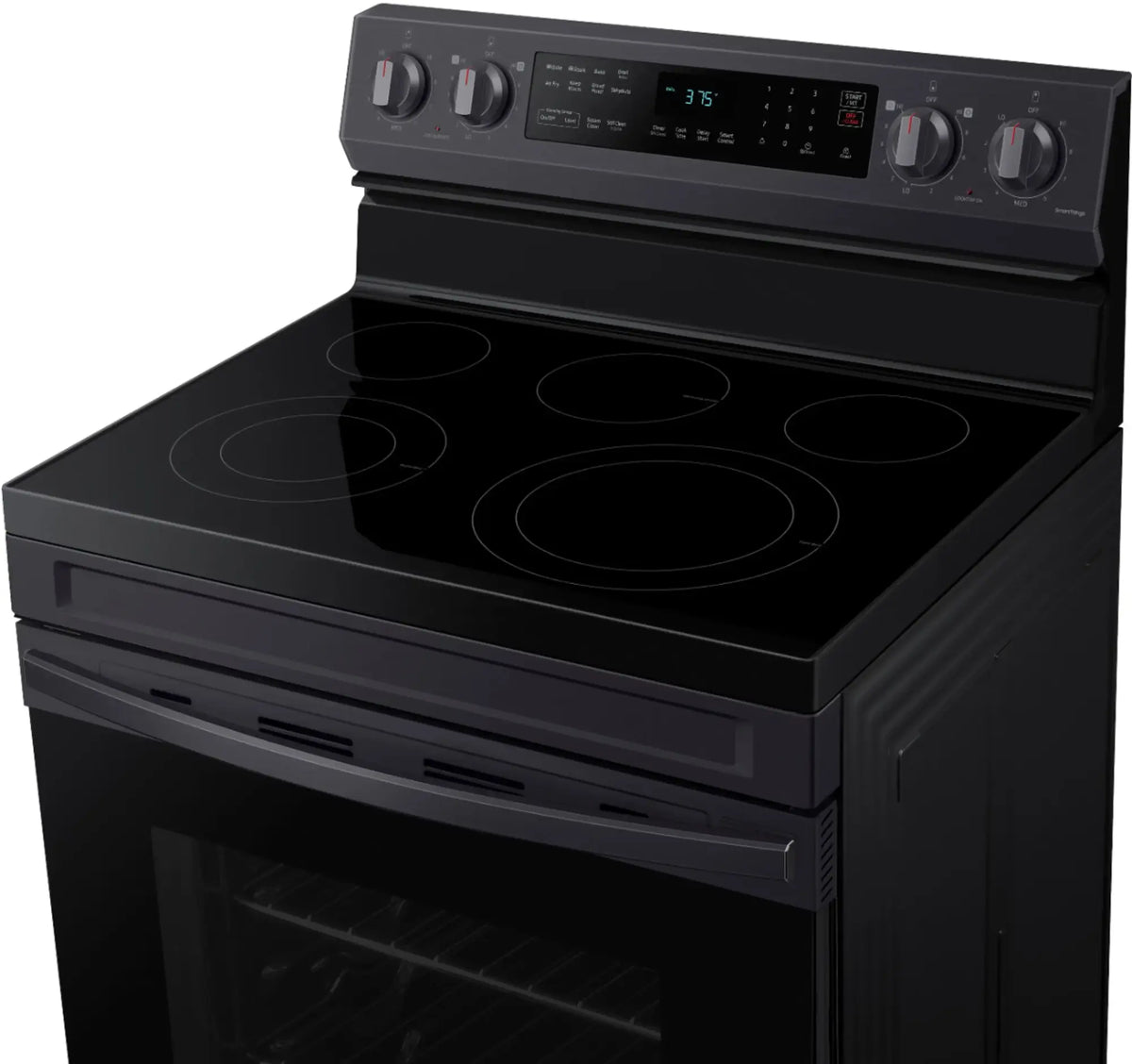 SAMSUNG NE63A6511SG/AA 6.3 cu. ft. Freestanding Electric Range with WiFi, No-Preheat Air Fry &amp; Convection - Black Stainless Steel