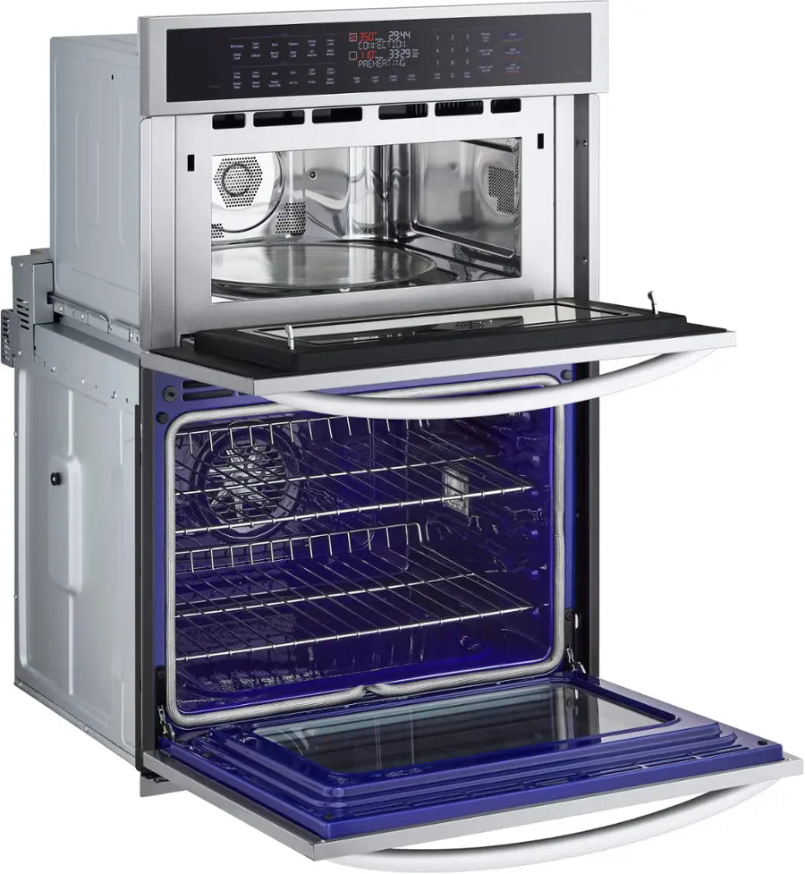 LG Smart Combination Wall Oven, True Convection, Air Fry, and Steam Sous Vide
