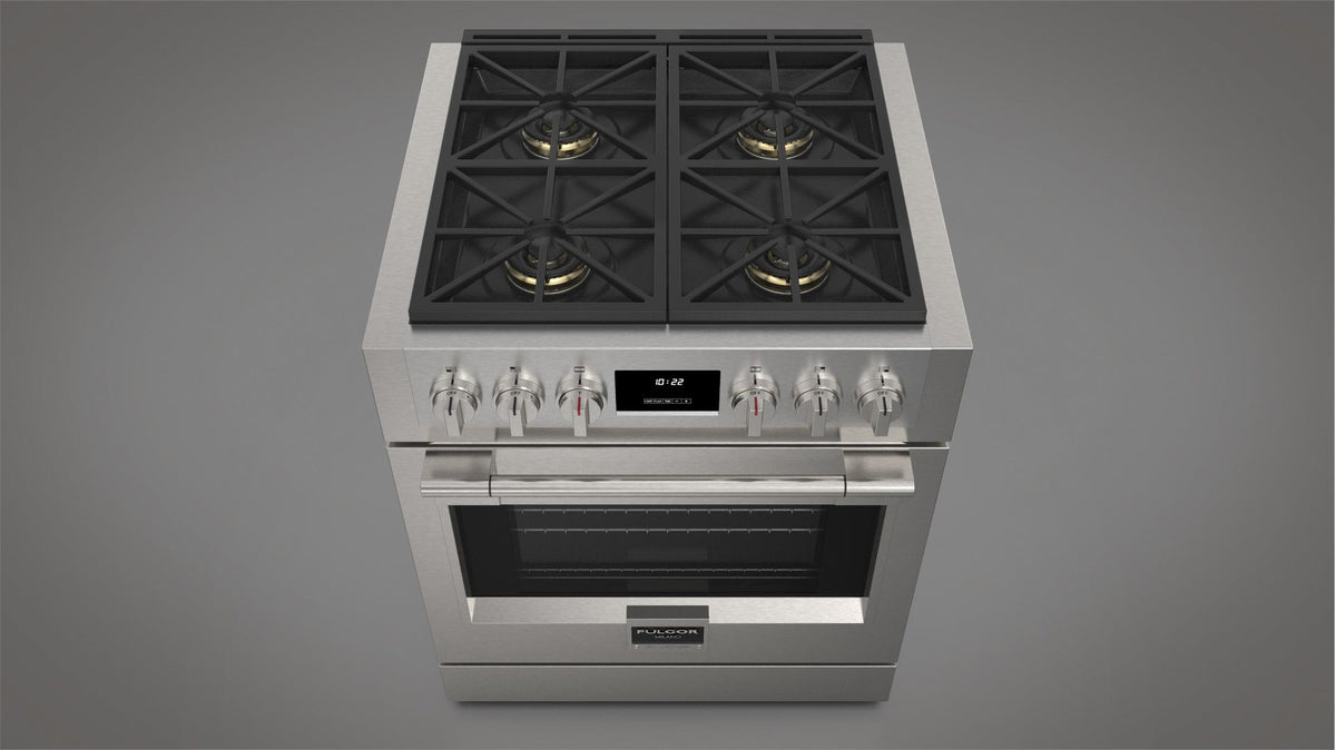 FULGOR MILANO F6PGR304S2 30&quot; ALL GAS PRO RANGE