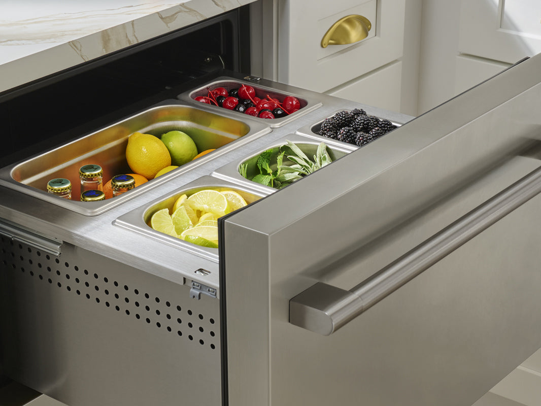 ZEPHYR PRRD24C2AS-OD 24&quot; Outdoor Dual Zone Refrigerator Drawers