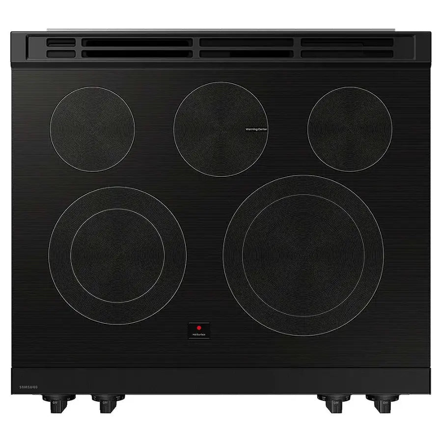 SAMSUNG NSE6DG8300SRAA Slide-In Electric Range with Air Fry - Stainless Steel