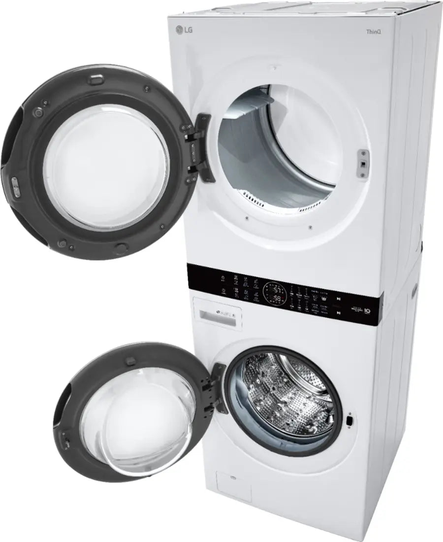 LG Front Load LG WashTower™ with Center Control™ 4.5 cu. ft. Washer and 7.4 cu. ft. Electric Dryer