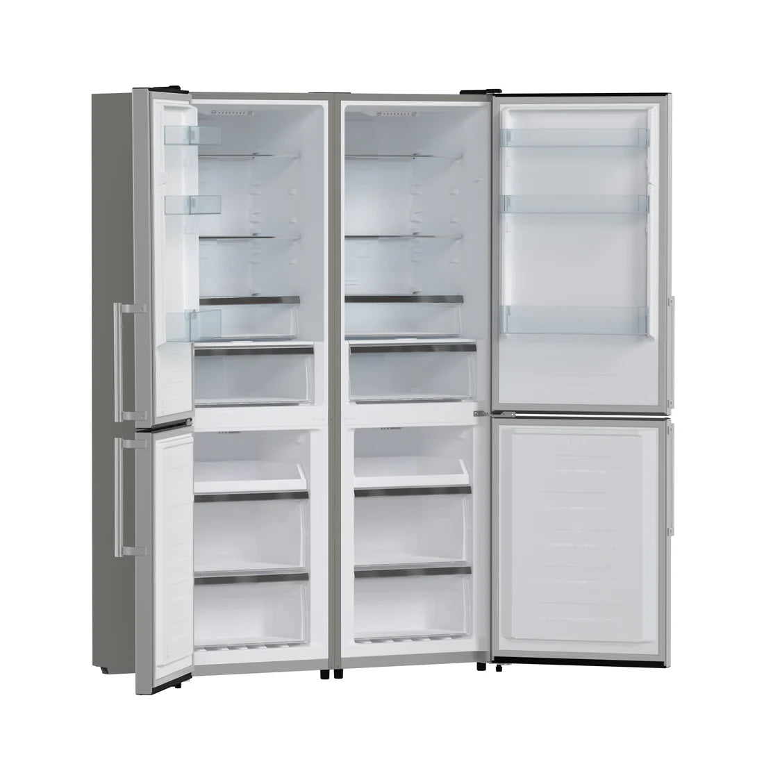 FORNO Guardia 46.8-Inch Double Bottom Freezer Refrigerators