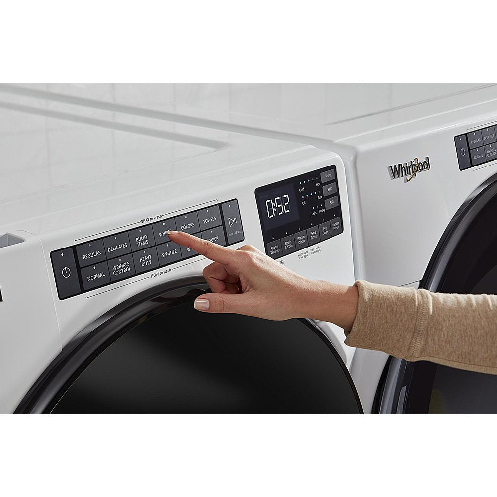 WHIRLPOOL WFW6605MW 5.0 Cu. Ft. Front Load Washer