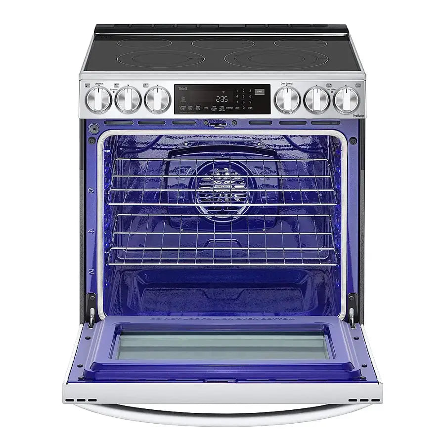 LG 6.3 cu. ft. Smart Wi-Fi Enabled Electric Slide-in Range with EasyClean®