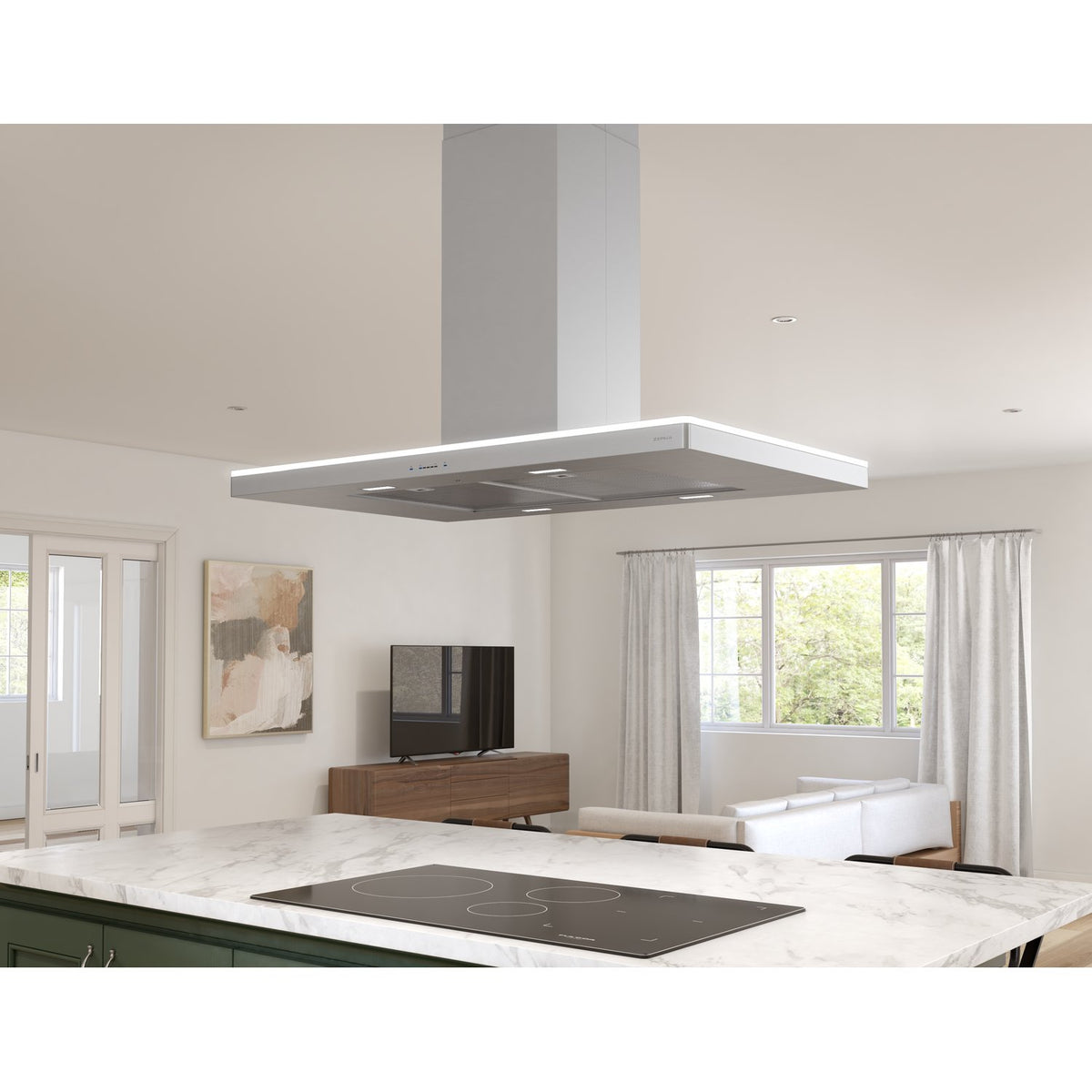 ZEPHYR ZLC-E42CS Luce Island Hood 42"