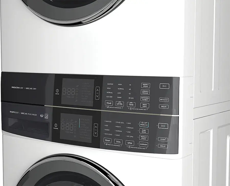ELECTROLUX ELTG7600AW Laundry Tower Single Unit Washer &amp; Gas Dryer