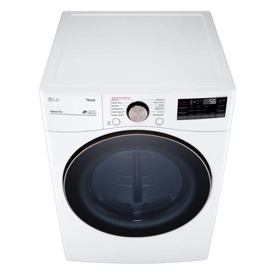 LG 7.4 cu. ft. Large Capacity Front Load Electric Dryer - White