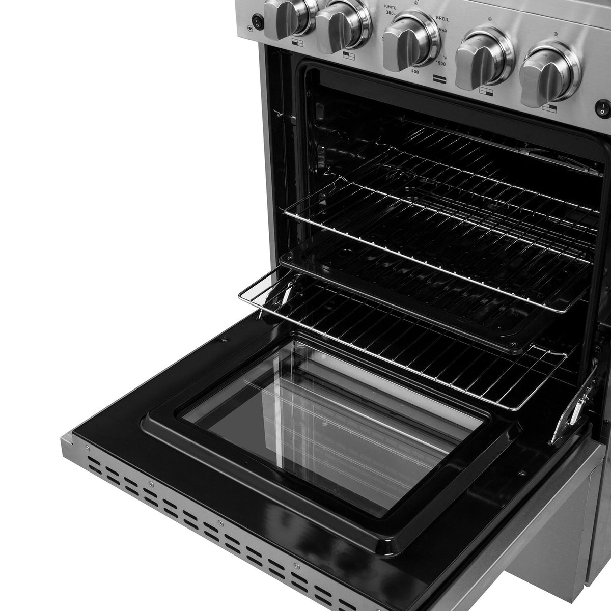 FORNO FFSGS6272-24 24" / 2.3 CF Gas Range - Stainless