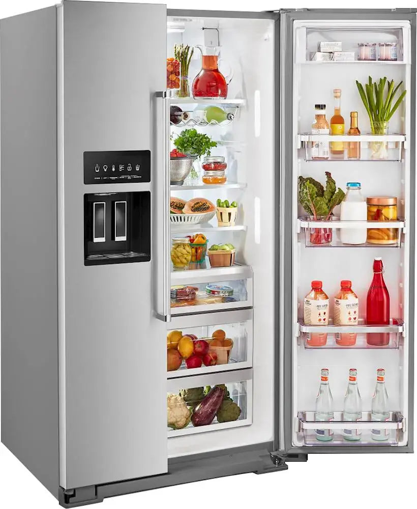 KITCHENAID KRSF705HPS Side-by-Side Refrigerator with Exterior Ice and Water