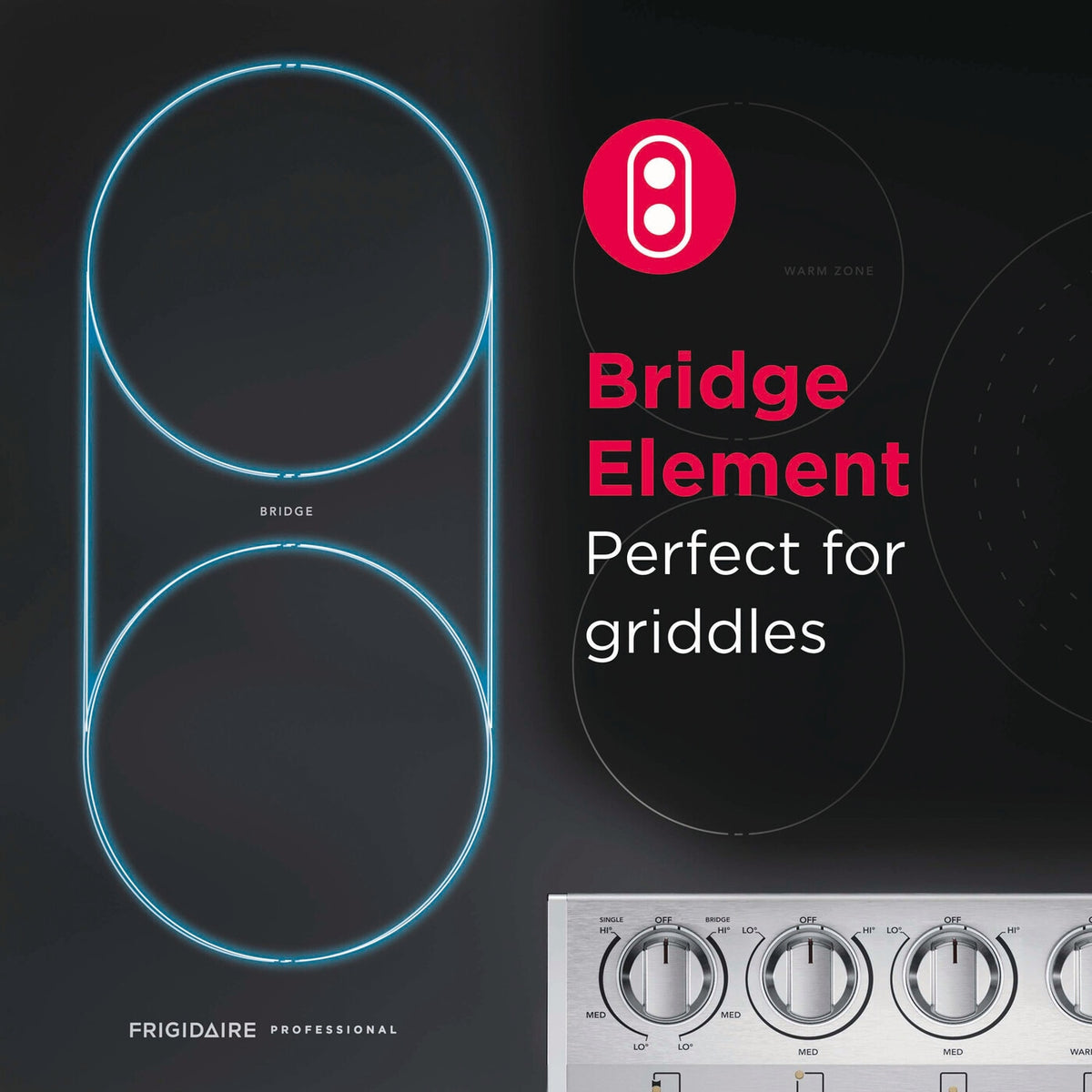 FRIGIDAIRE PCCE3680AF Professional 36&quot; Electric Cooktop