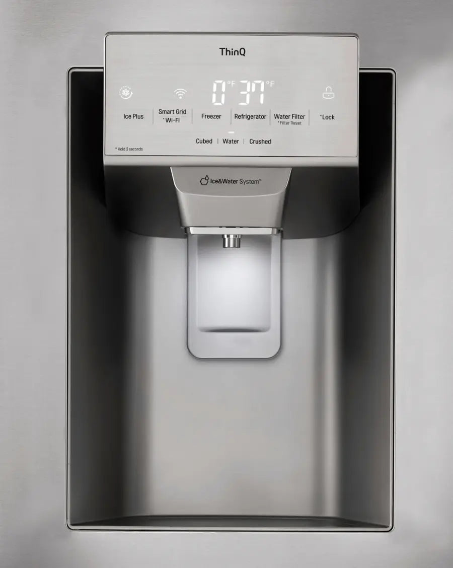 LG 28 cu. ft. 3 Door French Door, Standard Depth, Ice and Water with Single Ice Maker