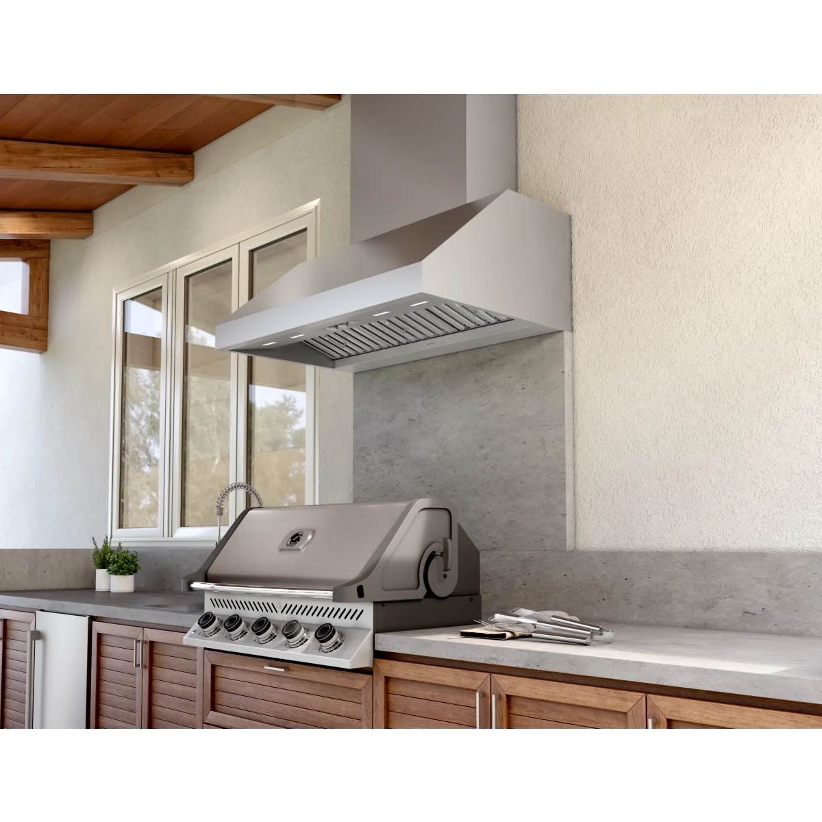 ZEPHYR AK7836CS 36&quot; Cypress Wall Outdoor