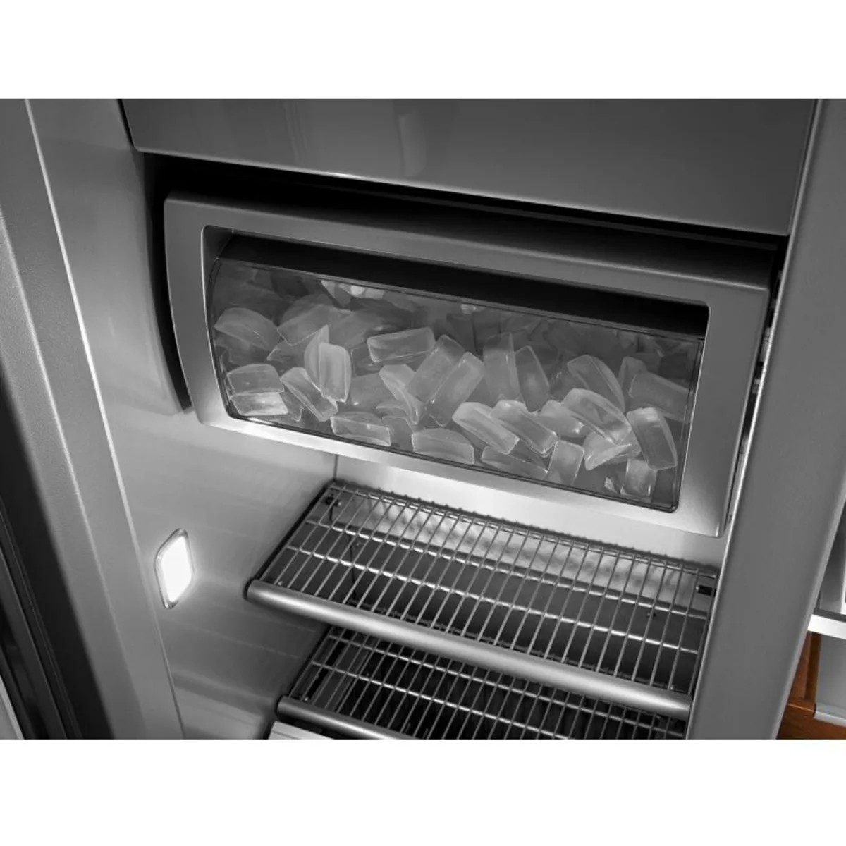 KITCHENAID KBSN708MPA 48&quot;&quot; Built-In Side-by-Side Refrigerator with Panel-Ready Doors