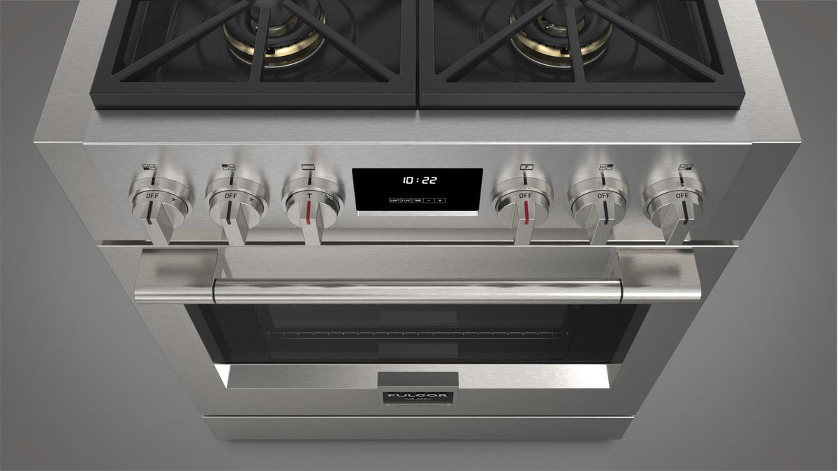 FULGOR MILANO F6PGR304S2 30&quot; ALL GAS PRO RANGE