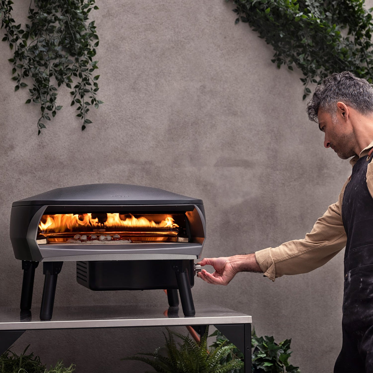 WITT EF16-MG Fermo 16" US Fixed Pizza oven - Matte Graphite