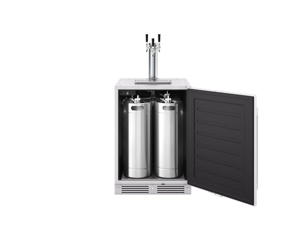 ZEPHYR PRKB24C01AS-OD 24&quot; Outdoor Kegerator &amp; Beverage Cooler