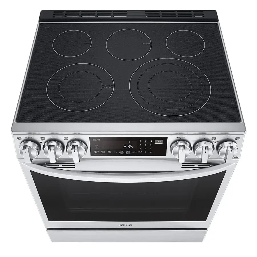 LG 6.3 cu. ft. Smart Wi-Fi Enabled Electric Slide-in Range with EasyClean®