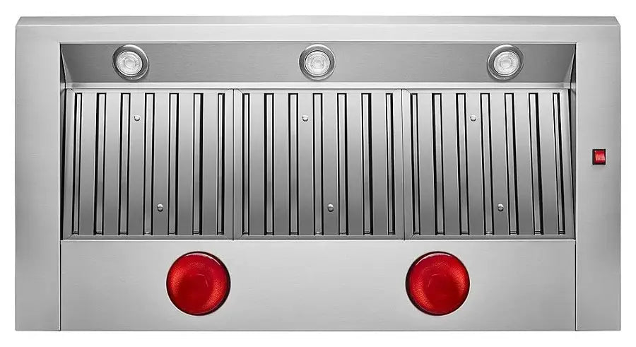 KITCHENAID KVWC958KSS 48&#39;&#39; 585 or 1170 CFM Motor Class Commercial-Style Wall-Mount Canopy Range Hood