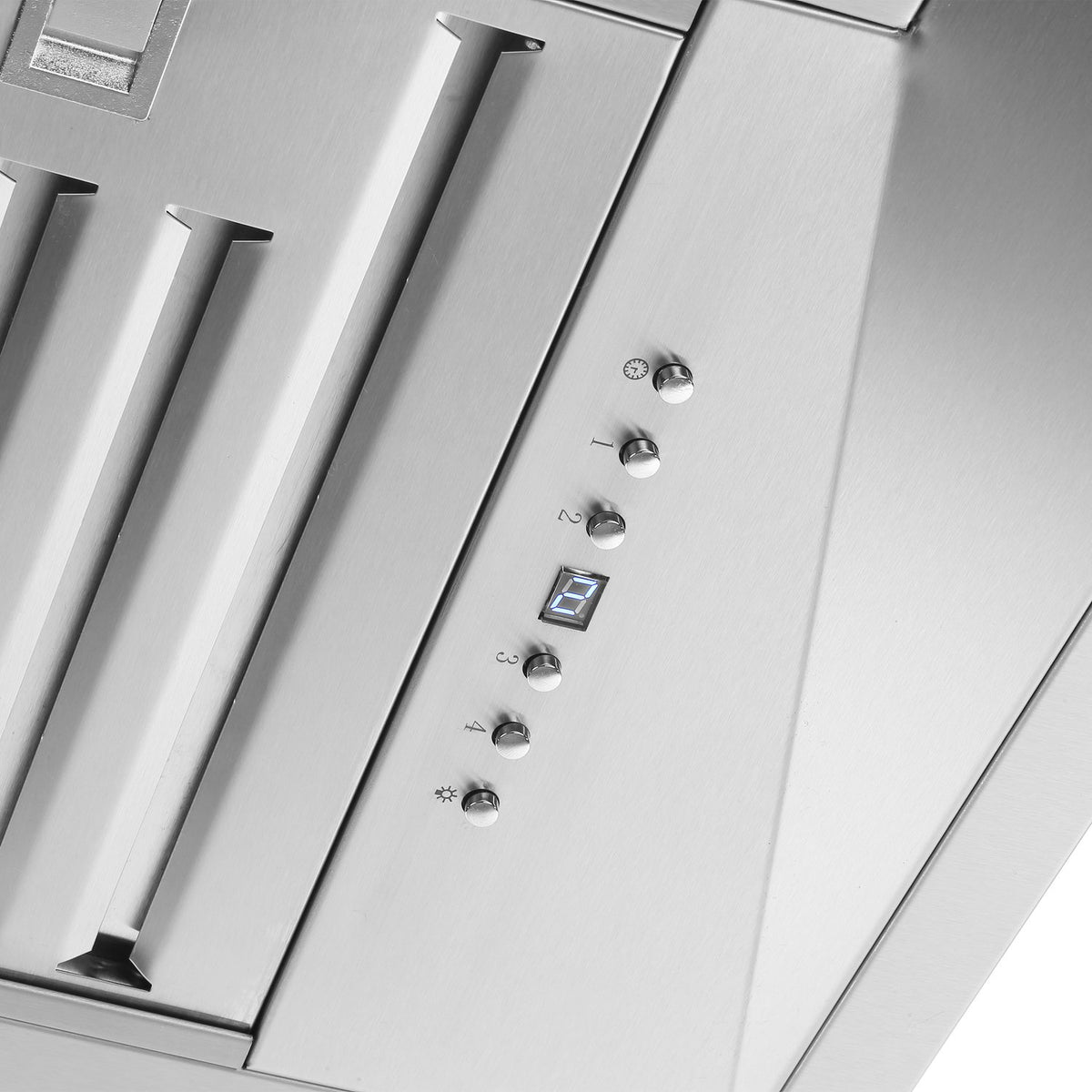 FORNO FRHIS5129-60 Coppito 60-Inch Island Range Hood, Stainless Steel