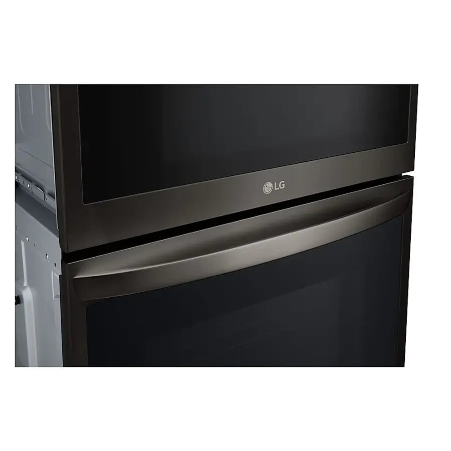 LG Smart Combination Wall Oven with Convection and Air Fry - Black Stainless