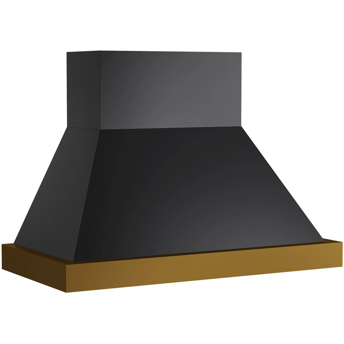 KUCHT KRH48TG 48&quot; Gemstone Pro-Style Range Hood-Dark Stainless Steel with Gold
