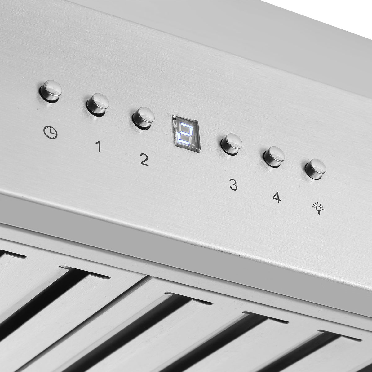 FORNO FRHIS5129-60 Coppito 60-Inch Island Range Hood, Stainless Steel