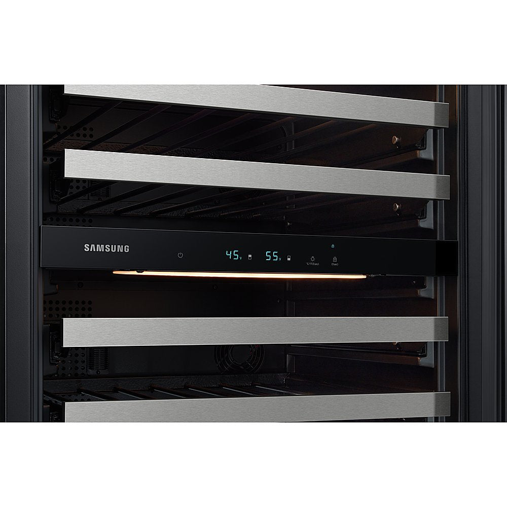 SAMSUNG RW51TS338SR/AA 51-Bottle Capacity Wine Cooler in Stainless Steel