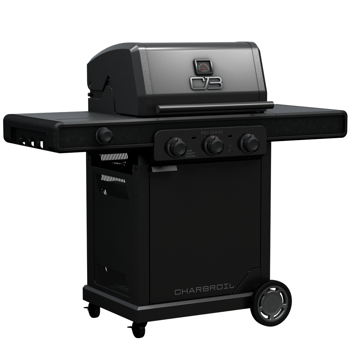Char-Broil 463366724 Pro 3-Burner Gas Grill with Side Burner