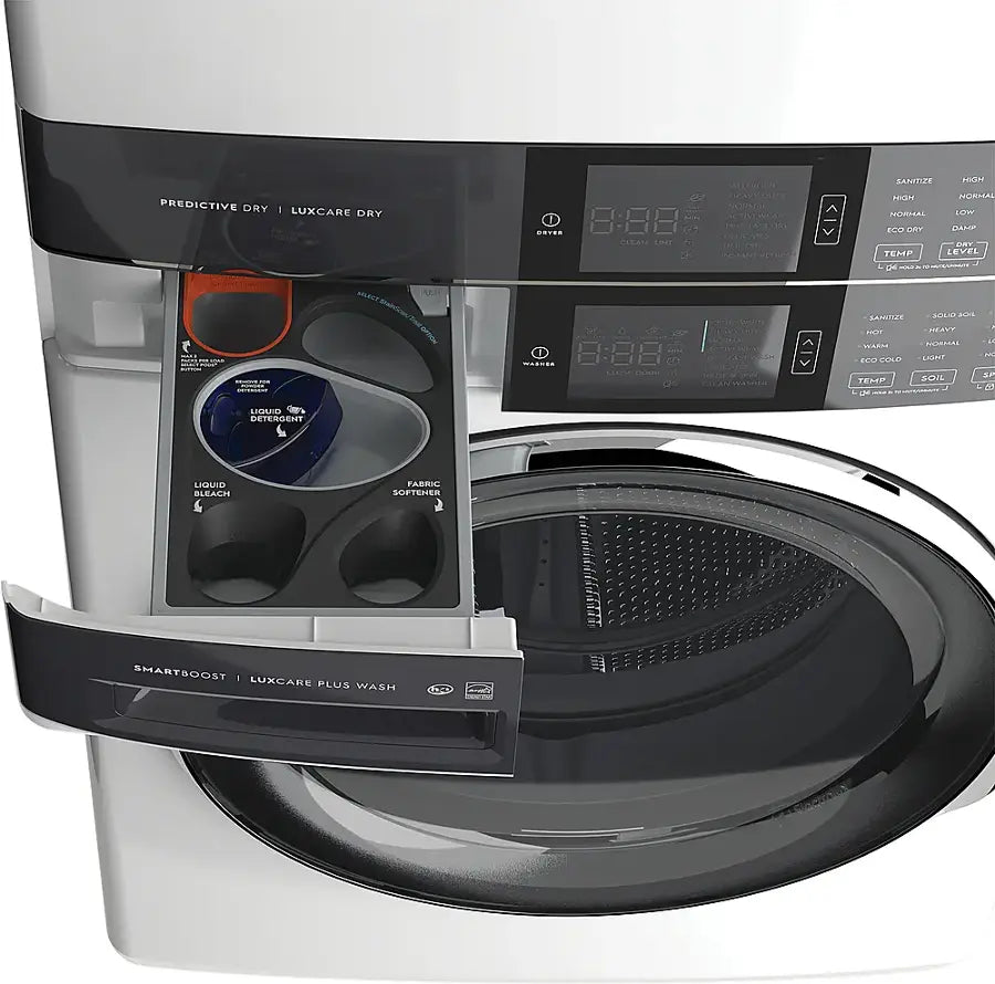 ELECTROLUX ELTG7600AW Laundry Tower Single Unit Washer &amp; Gas Dryer