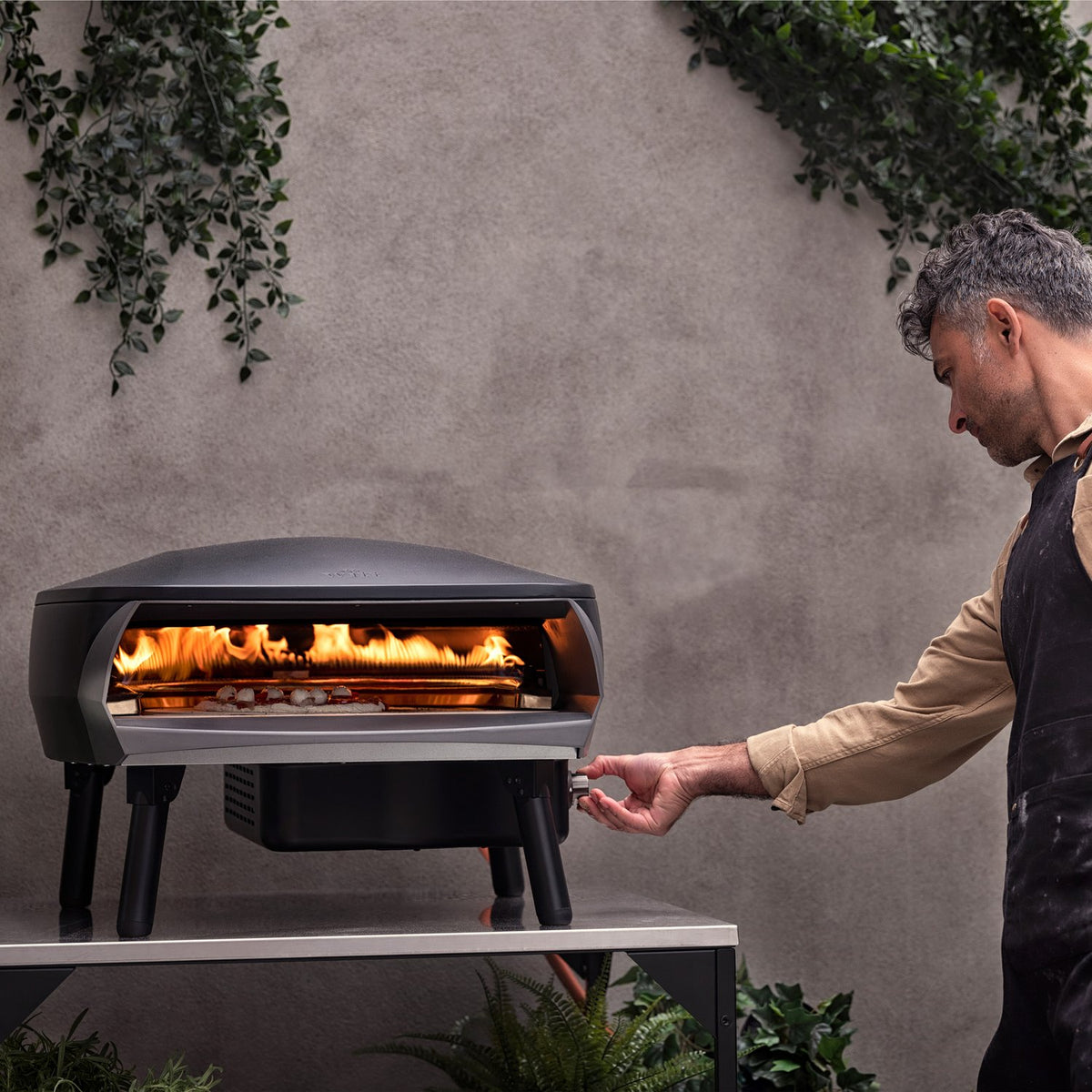 WITT ER16-MG ETNA Rotante 16" Rotating Pizza oven - Matte Graphite