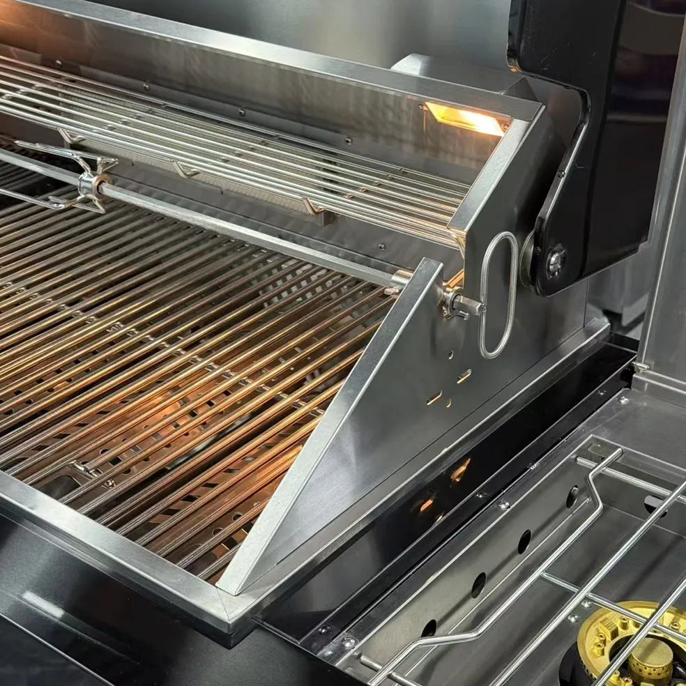 BROIL CHEF Yosemite 6 Burner Black S/S Suite