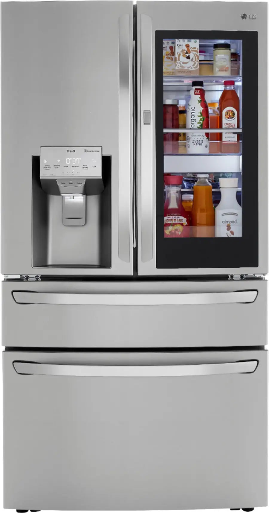 LG 23 cu. ft. Smart Wi-Fi Enabled InstaView® Door-in-Door® Counter-Depth Refrigerator