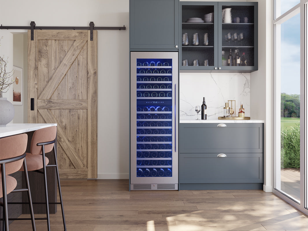 ZEPHYR PRW24F02CG 24&quot; Full Size Dual Zone Wine Cooler