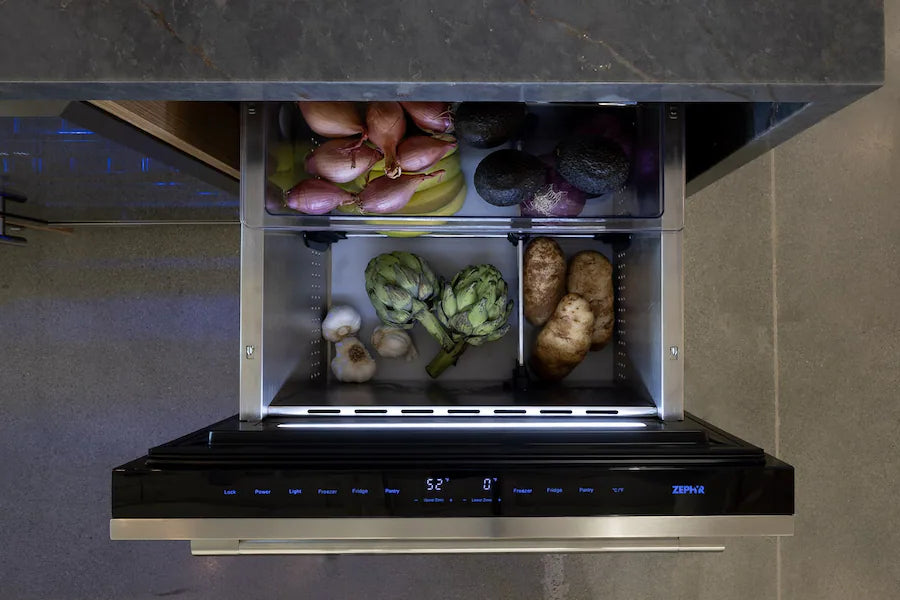 ZEPHYR PRRFD24C2AS Refrigerator Freezer Drawers