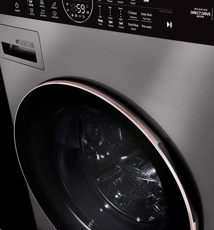 LG Front Load LG WashTower™ with Center Control™ 4.5 cu. ft. Washer and 7.4 cu. ft. Electric Dryer
