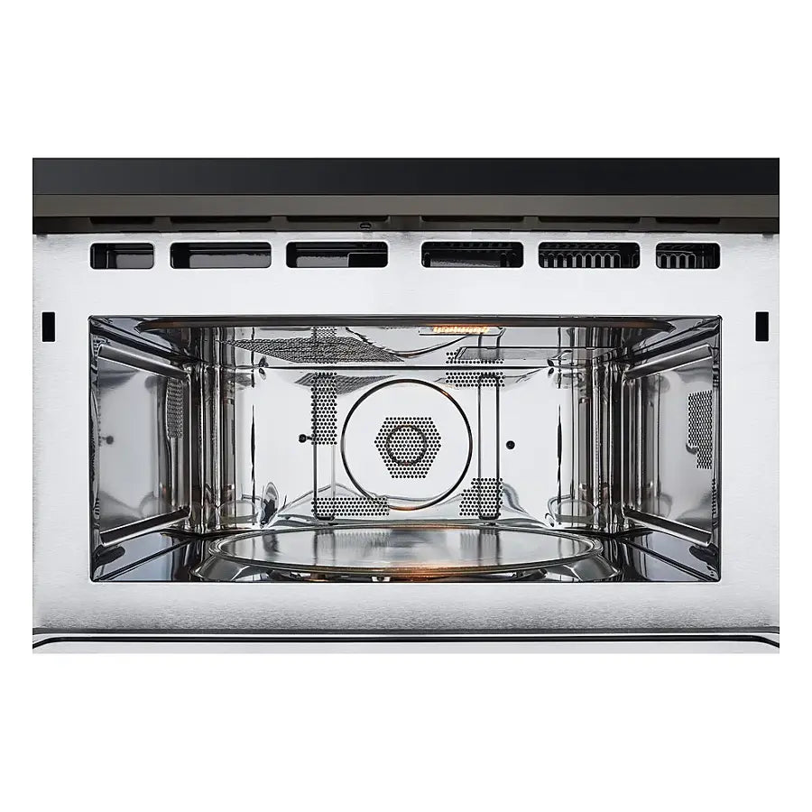 LG Smart Combination Wall Oven with Convection and Air Fry - Black Stainless