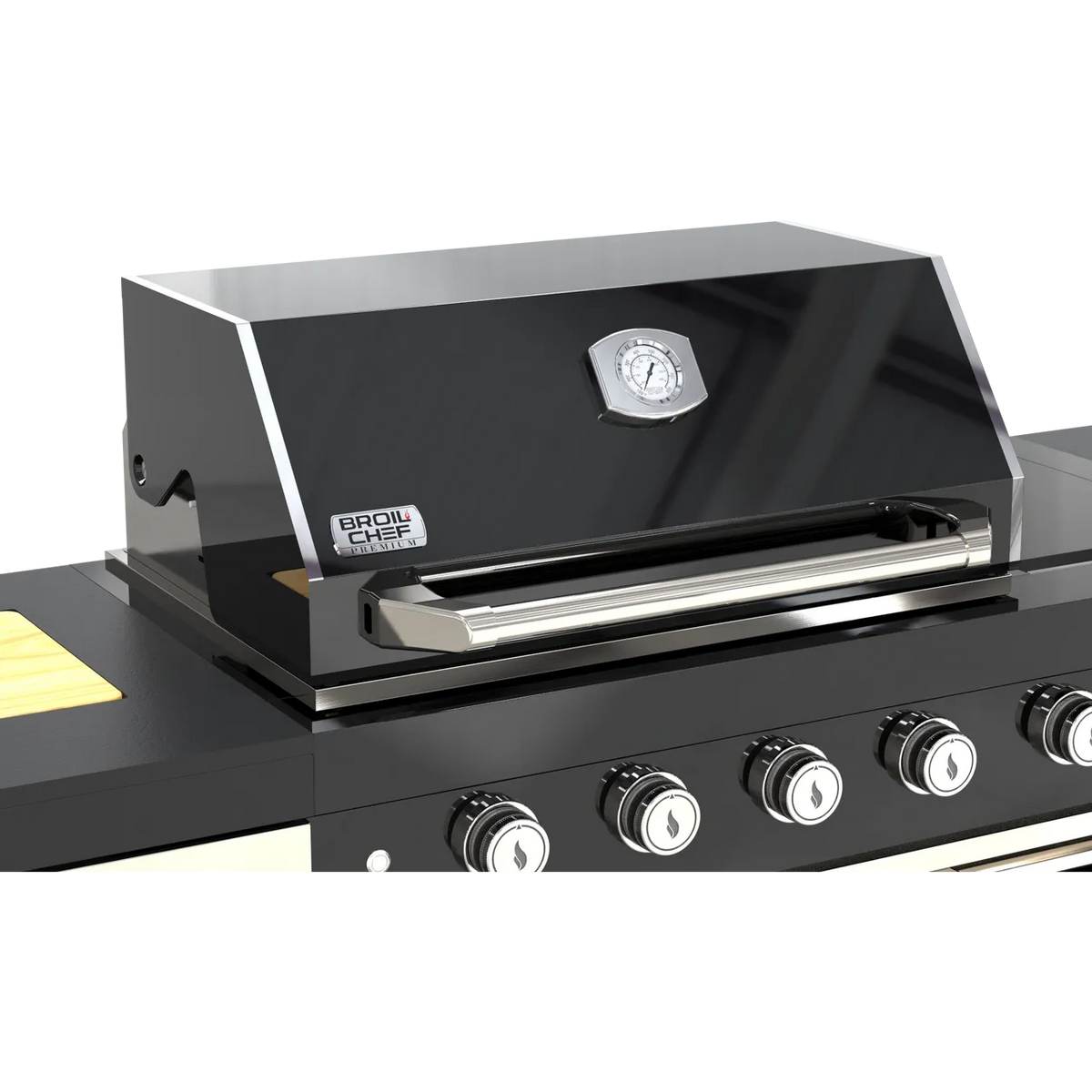 BROIL CHEF Yosemite 6 Burner Black S/S Suite