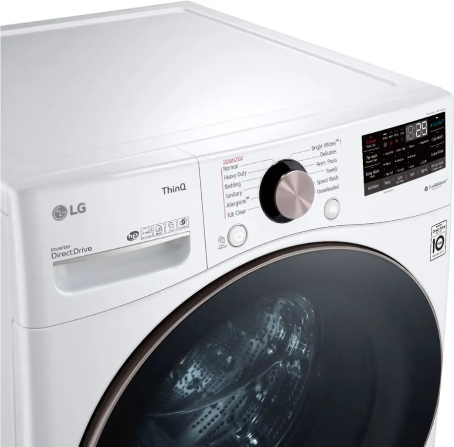 LG 4.5 cu. ft. Ultra Large Capacity Front Load Washer - White