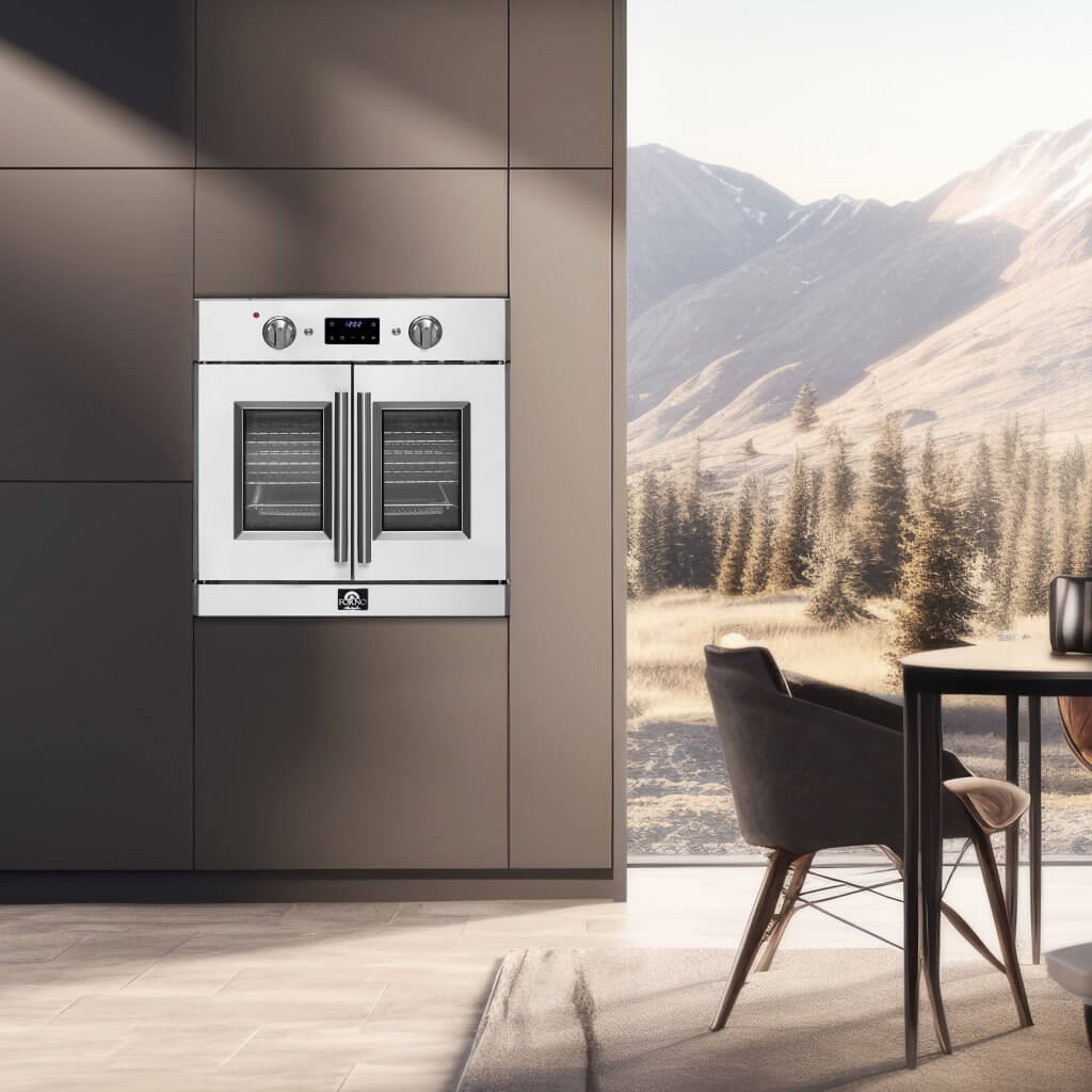 FORNO Gallico 30-Inch Electric French Door Wall Oven
